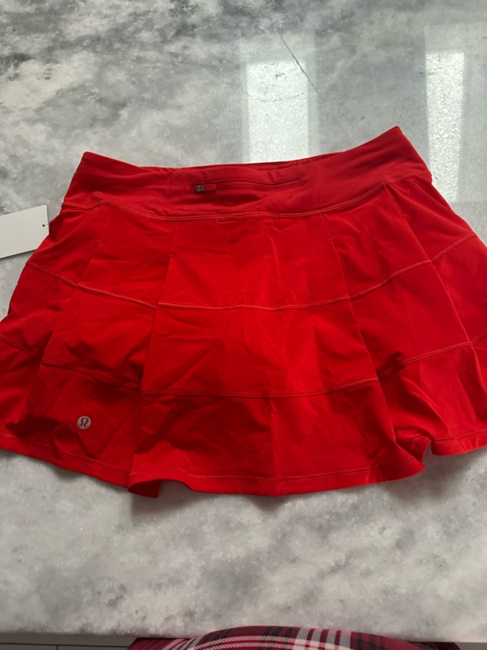lululemon athletica Red Flared Athletic Skort